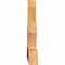 Ekena Millwork Richland Rough Sawn Timber Gable Bracket, Western Red Cedar, 48"W x 30"H x 4"D x 6"F, 15/12 Pitch GBW048X30X0406RIC00RWR - alternate 3